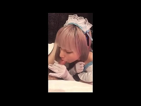 ❤️ Японскі ідал [маюка], французскі касцюм пакаёўкі, частка 1, мінет і дрочка з ласьёнам ❌ Порна-відэа у нас ❌❤